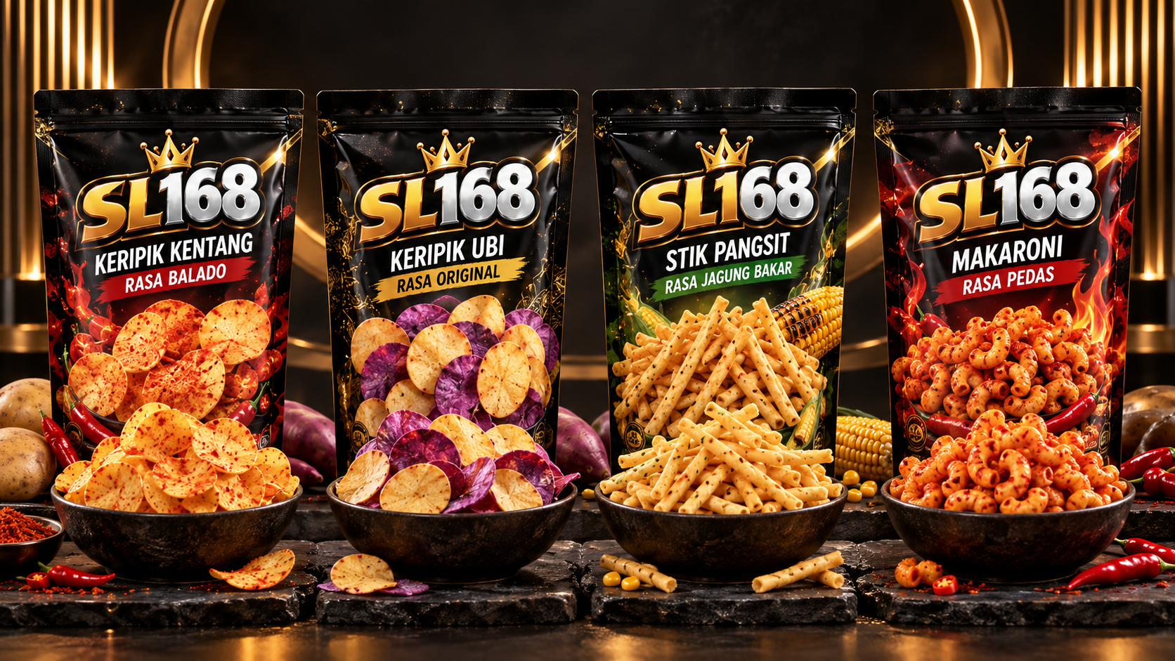 Set empat produk snack SL168